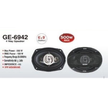 GENON 6X9 Inch 550 Watt 4way Speaker | GE 6942